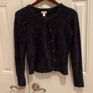Cat & Jack cardigan, black, size L (10/12)